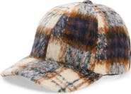 Melrose and Market Brushed Plaid Adjustable Baseball Cap