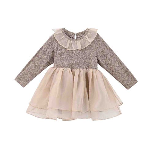 Sweet Cactus Ruffle 3-piece Outfit Set In Brown