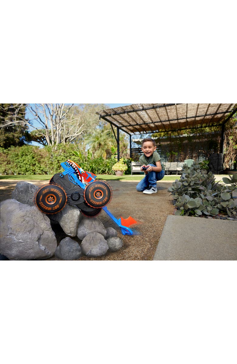 Hot Wheels Monster Trucks Tiger Shark Climber Remote Control Vehicle, Alternate, color,