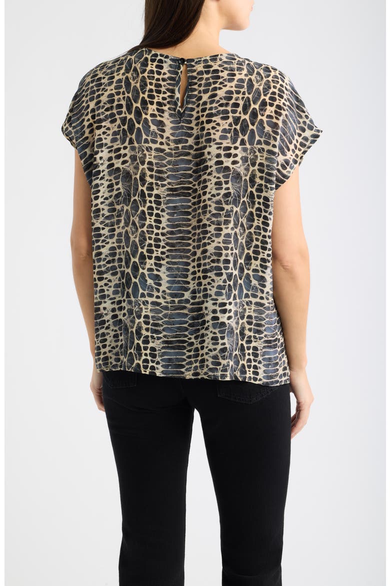 Dolman Sleeve Shell Top, Alternate, color, SLATE/ALABASTER