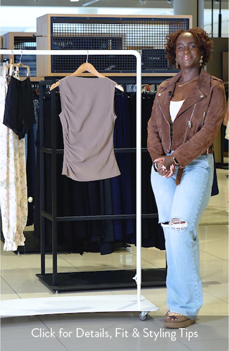 Ruched Sleeveless Top, sales video thumbnail