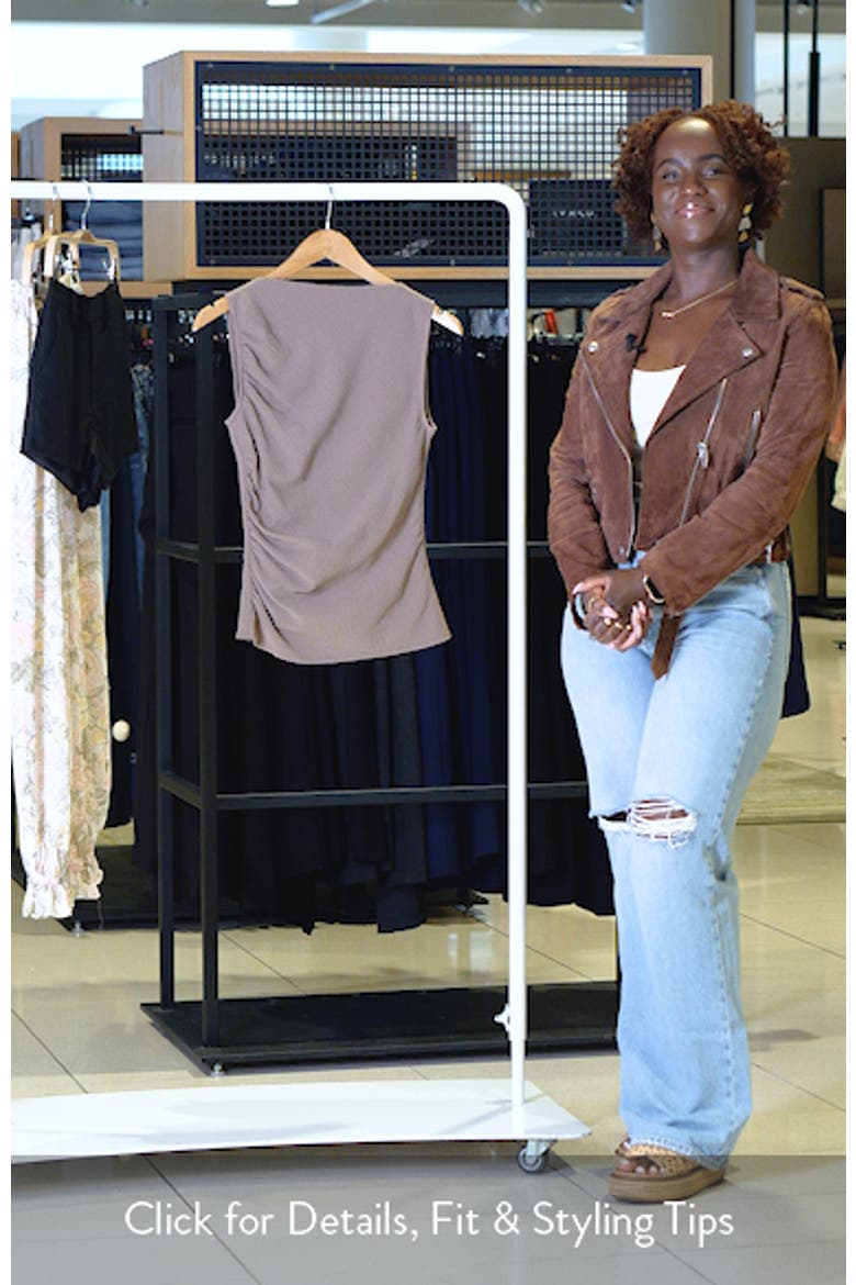 Ruched Sleeveless Top video