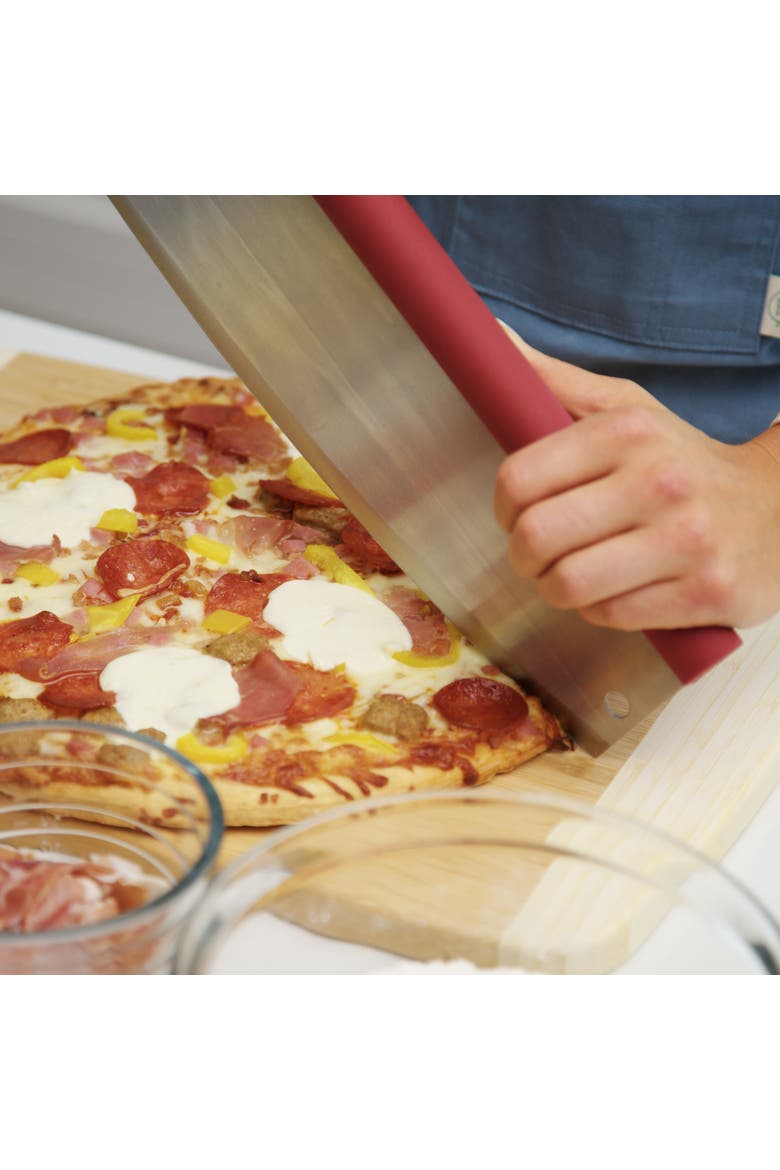 Premium Pizza Cutter, 3.5" Cutting Wheel, Alternate, color, Black/Silver