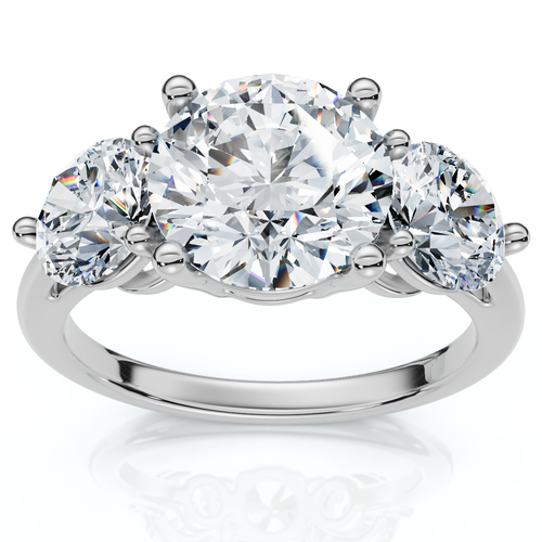 Bliss Diamond Certified 3 1/2ct Diamond Engagement Ring 14k Gold Or Platinum Lab Grown