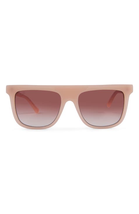 Stevie 55mm Gradient Flat Top Sunglasses