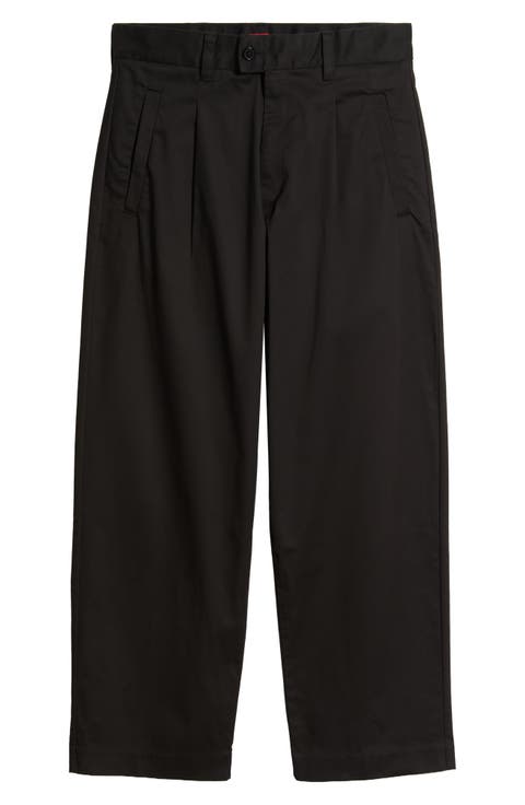 Pleated Wide Leg Trousers
