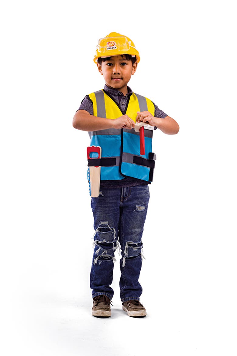 Builder Dress Up, Alternate, color, Multicoloured