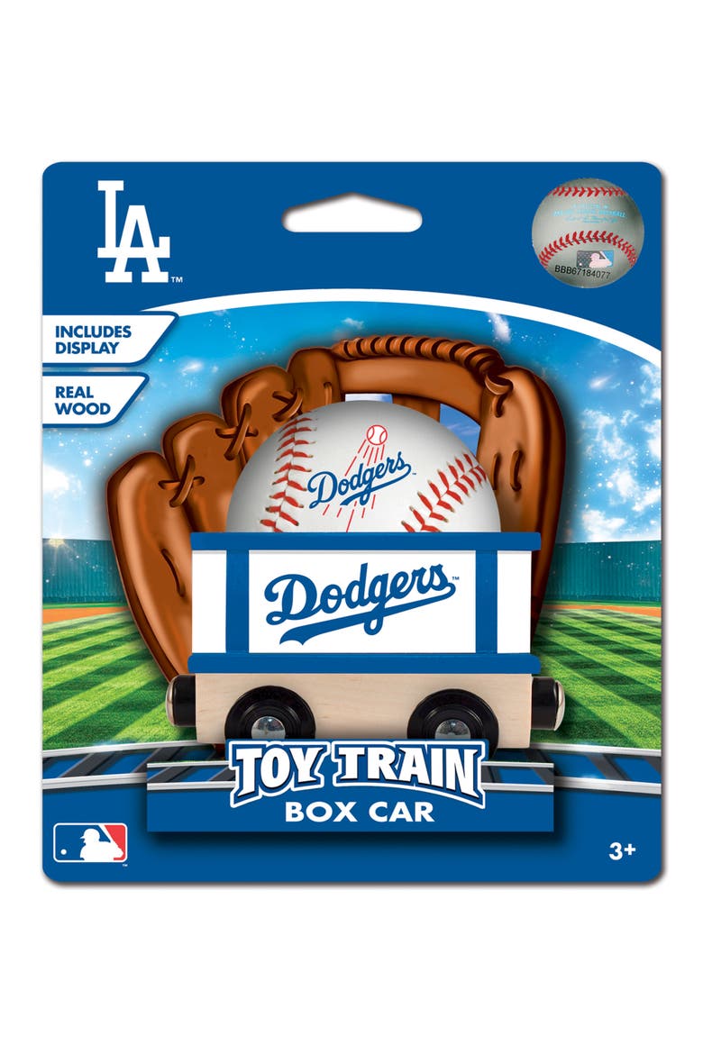Los Angeles Dodgers Toy Train Box Car, Alternate, color, Multicolor