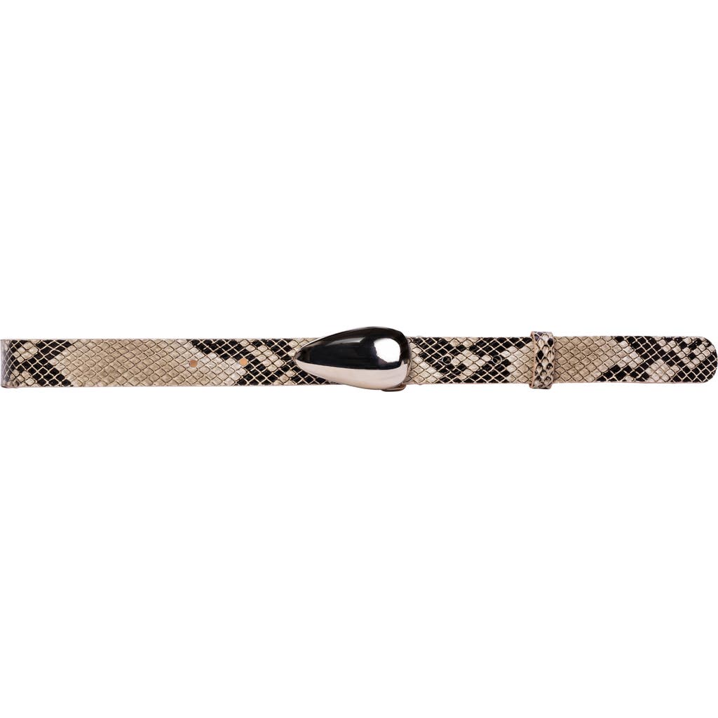 Black Suede Studio Bean Belt In Multi