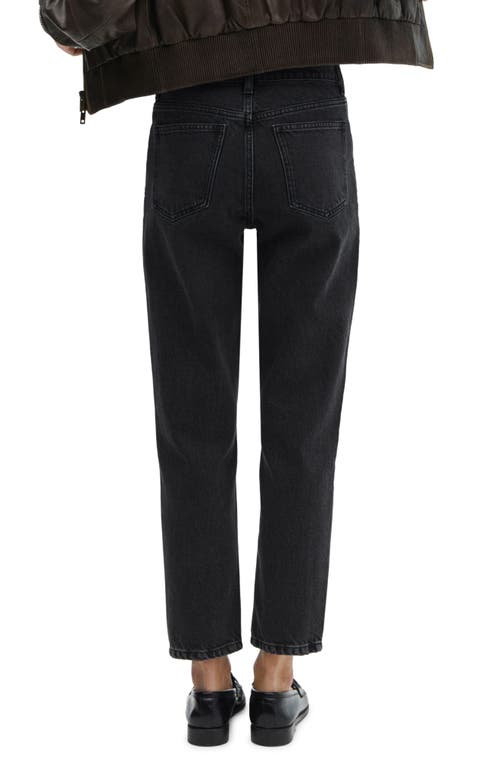 Mango High Waist Ankle Tapered Mom Jeans