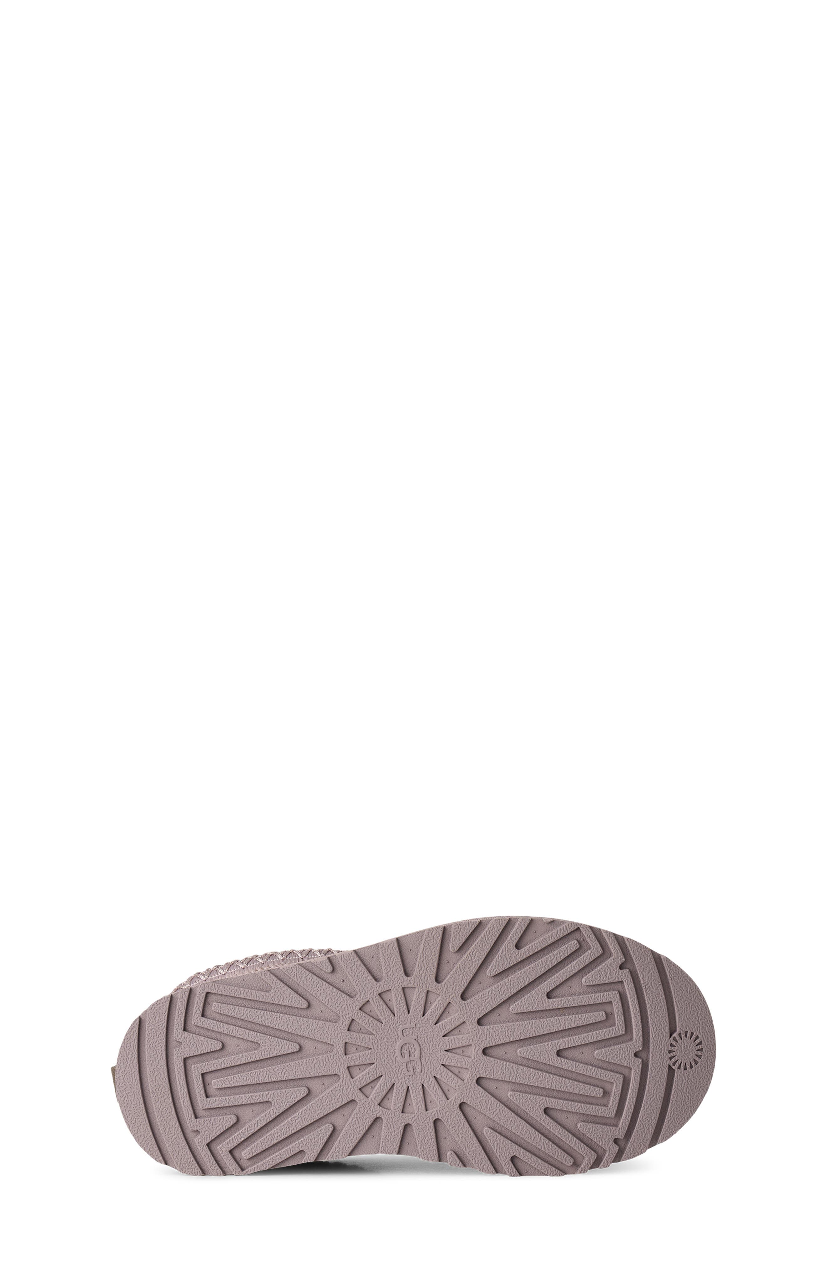 Kids' Tazz Frosted Leather Slipper, Alternate, color, LAVENDER SMOKE
