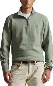 Polo Ralph Lauren Luxury Jersey Quarter-Zip Pullover