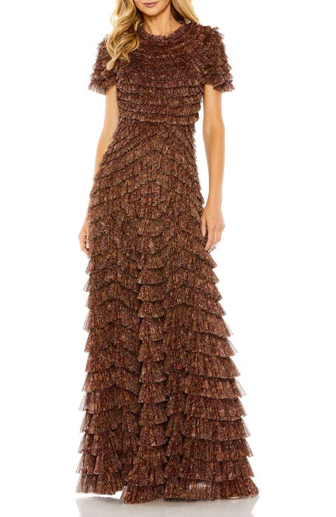 black fit and flare cocktail dress Louis Vuitton Fall 2023 Sleeve:Half Sleeve Sale_29