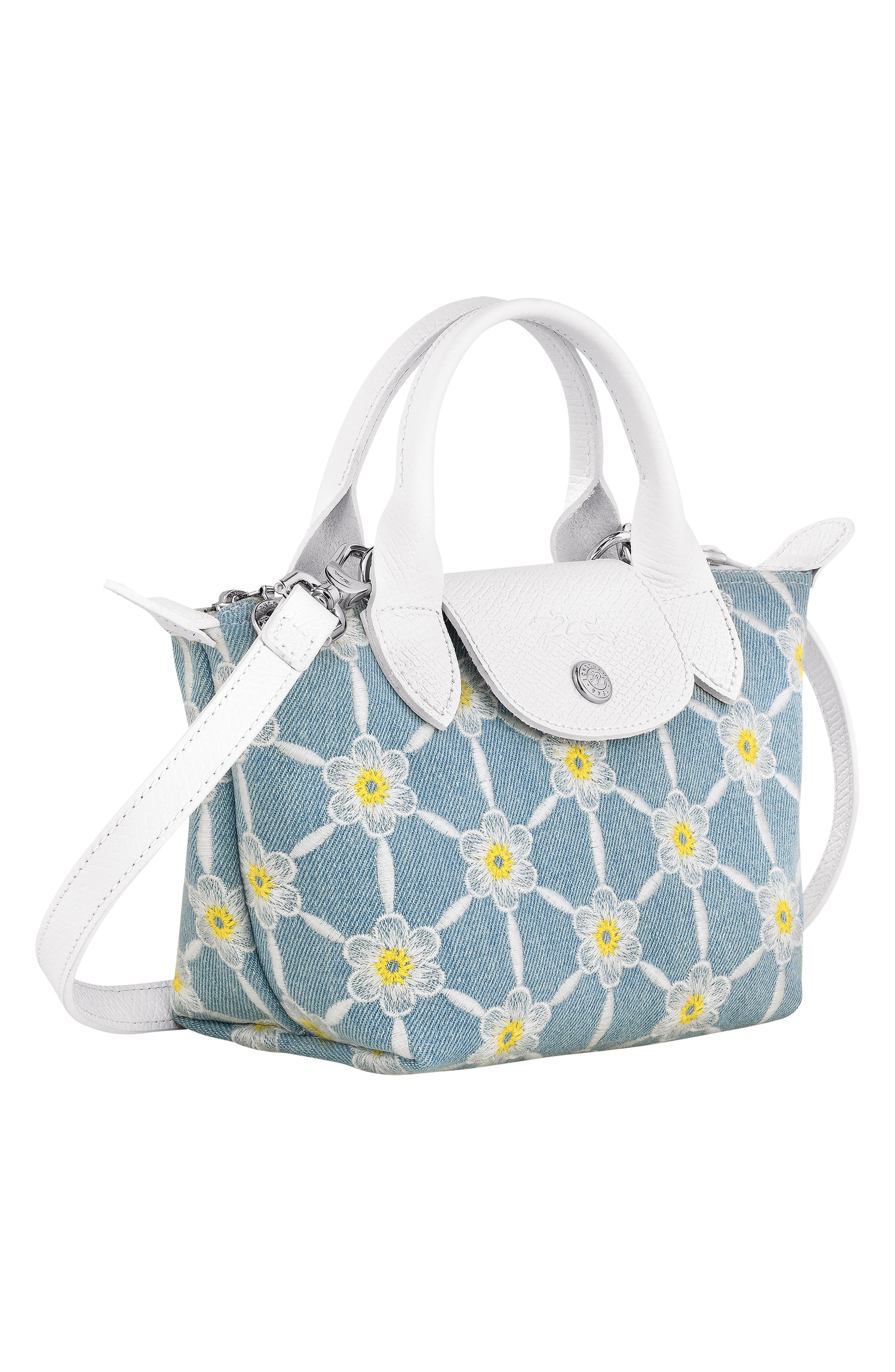 Longchamp Extra Small Le Pliage Daisy Crossbody Bag, Alternate, color, 