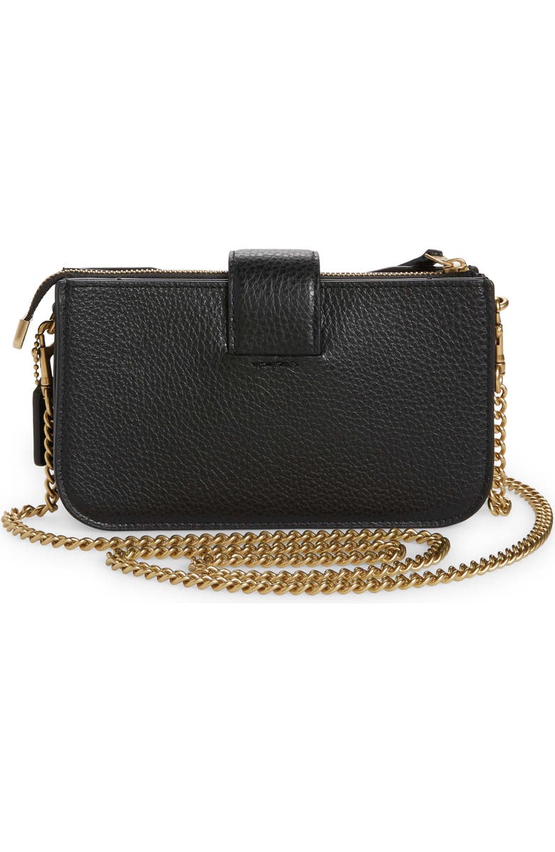 COACH Pebbled Leather Crossbody Bag, Alternate, color,