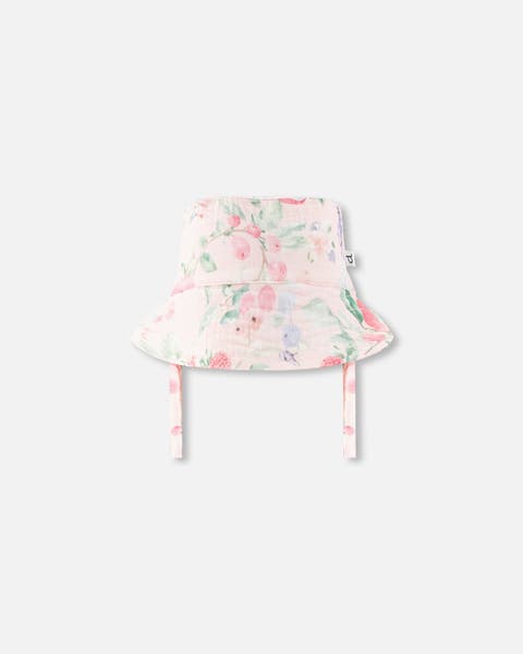 Cotton Muslin Printed Berries Hat (Baby)