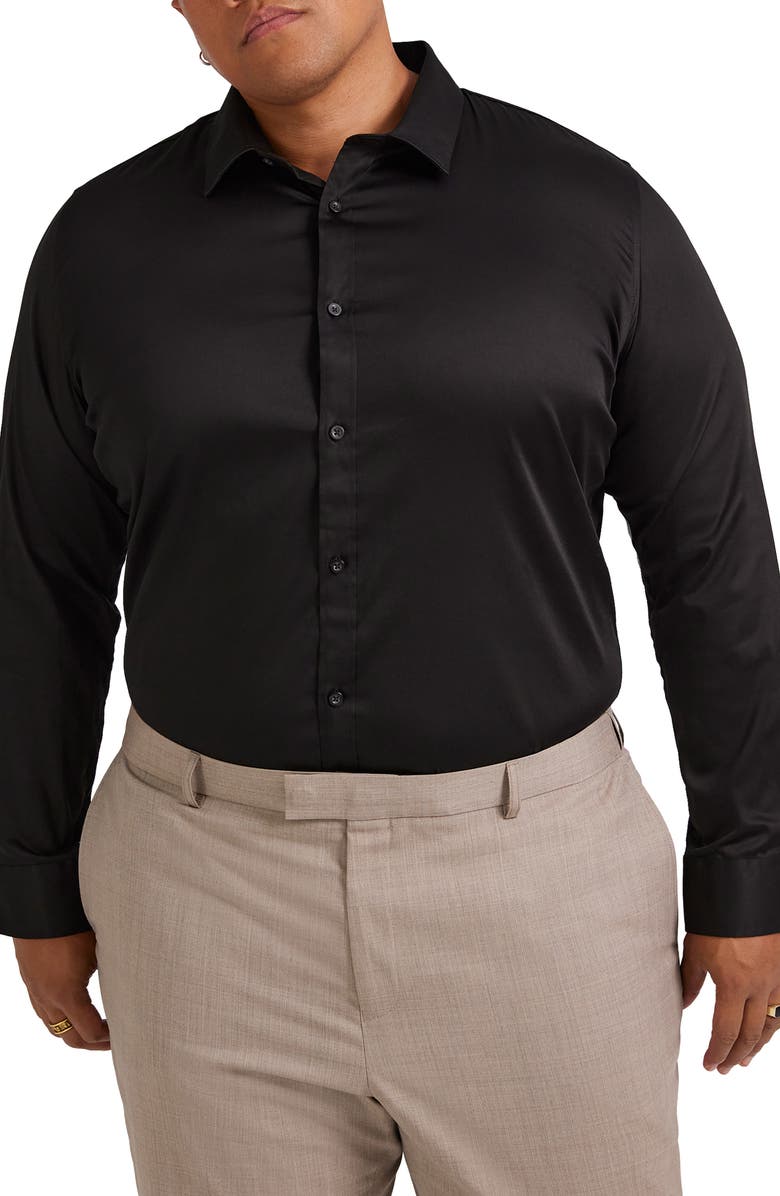 Johnny Bigg Bahamas Stretch Cotton Dress Shirt, Main, color,