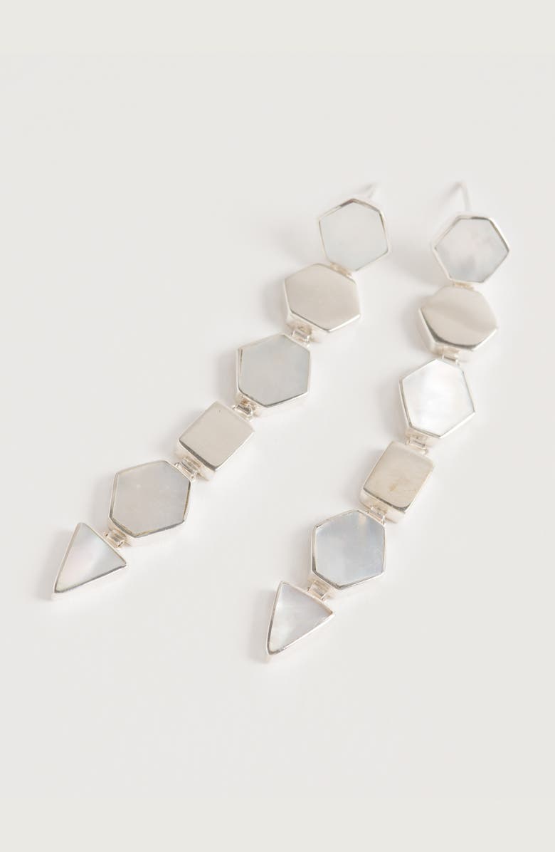 Freya Rose Warrioress Armour Drops, Alternate, color, Silver