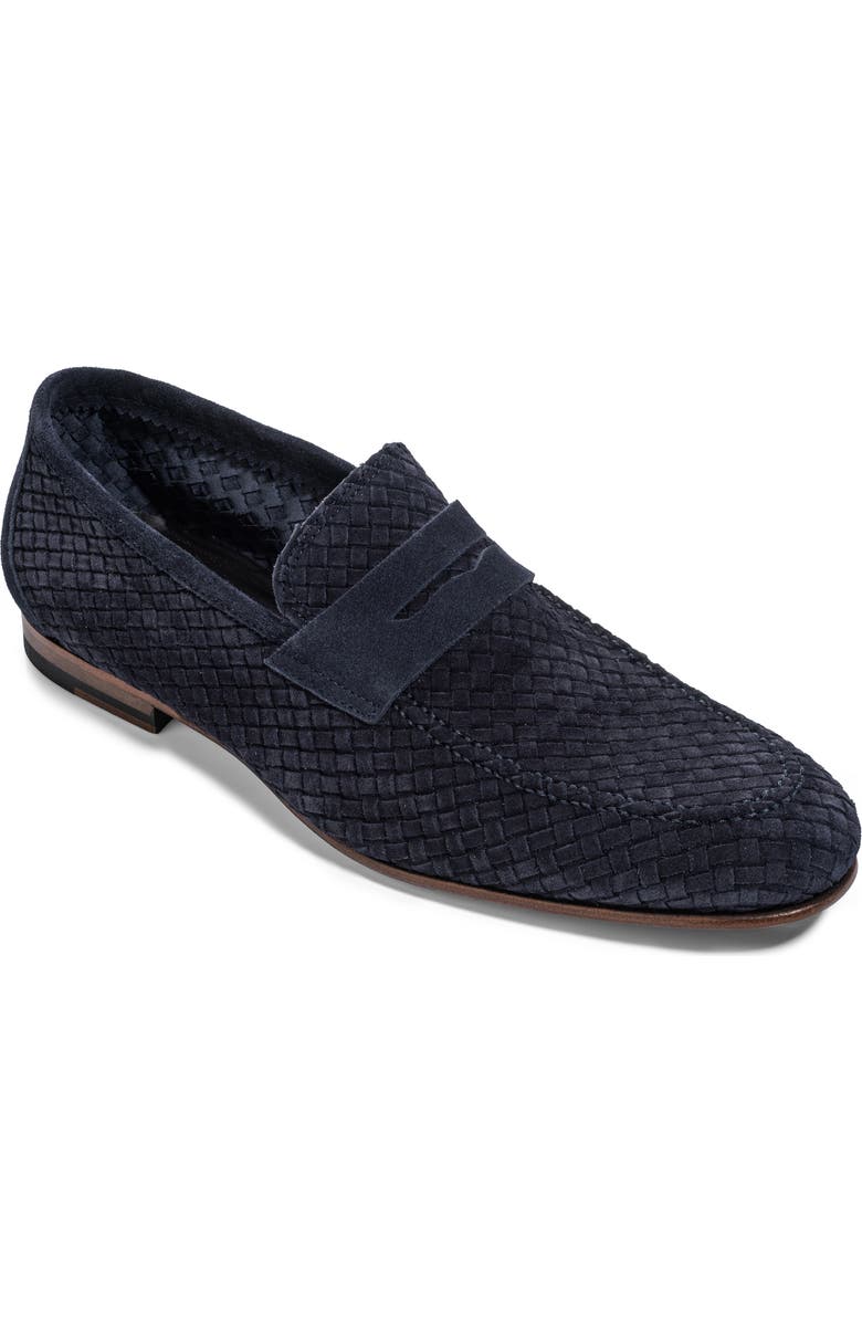 TO BOOT NEW YORK Turner Penny Loafer, Main, color, Blue