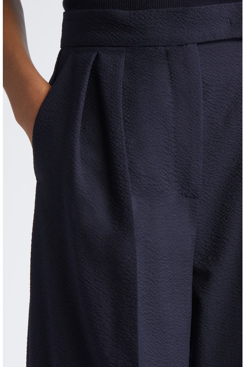 Secolo Pleated Wool Blend Seersucker Pants, Alternate, color, ULTRAMARINE