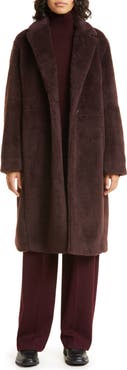 Vince Faux Shearling Coat