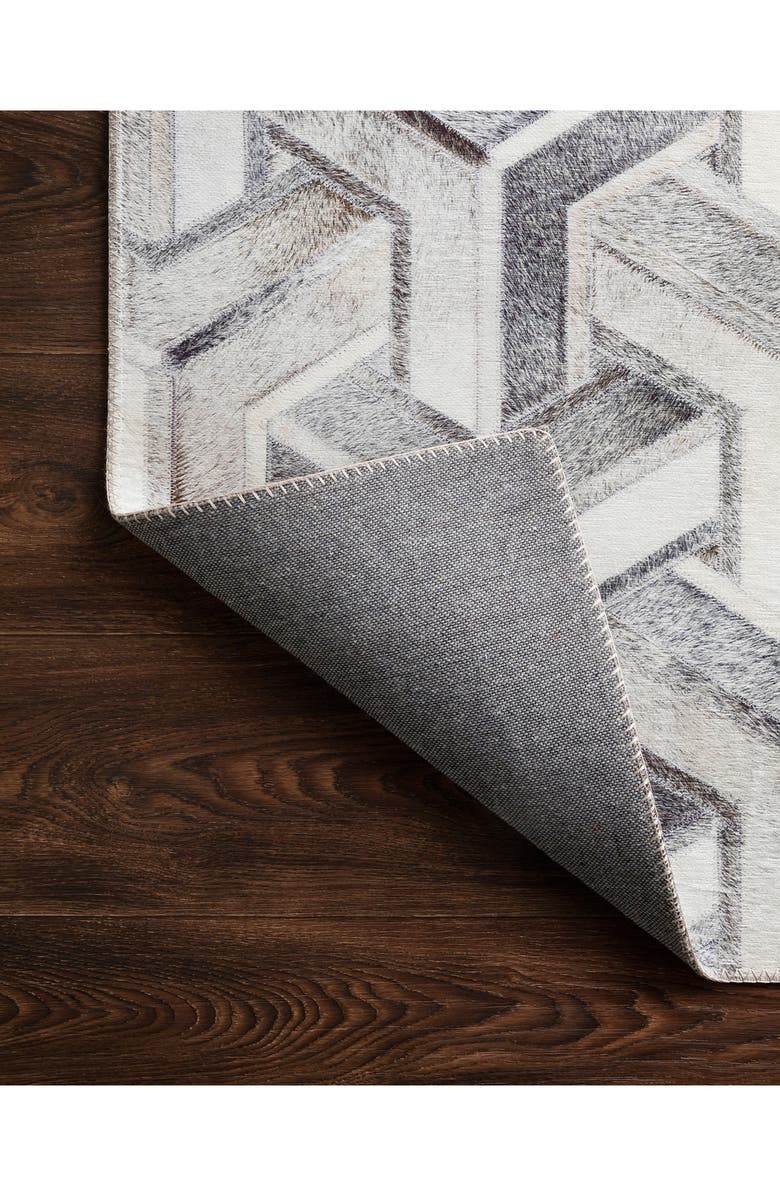 LOLOI Maddox Collection Rug - Silver/Ivory - 8' x 10', Alternate, color, Silver / Ivory