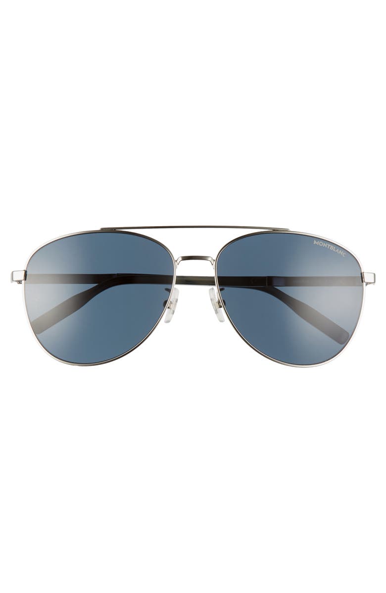 Montblanc 61mm Navigator Sunglasses, Alternate, color, 
