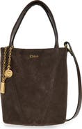 Chloé Small Spin Suede Crossbody Tote