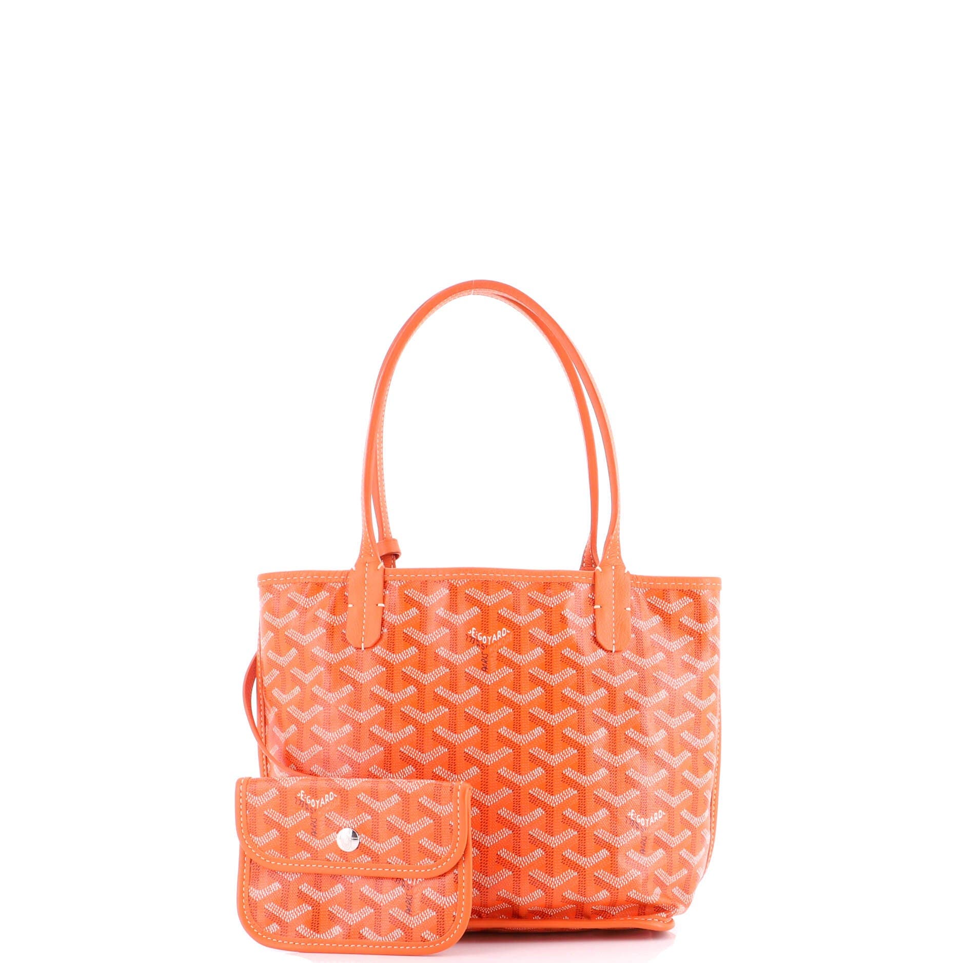 Pre-Owned Goyard Anjou Reversible Tote Coated Canvas Mini, Alternate, color, 