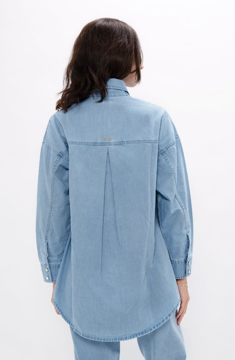 1People-US Louisiana Classic Denim Shirt, Alternate, color, Sky Blue