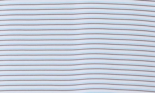 Quiet Golf Sunny Active Stripe Polo In Blue