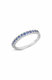 Bony Levy 18K Gold El Mar Sapphire Stackable Ring