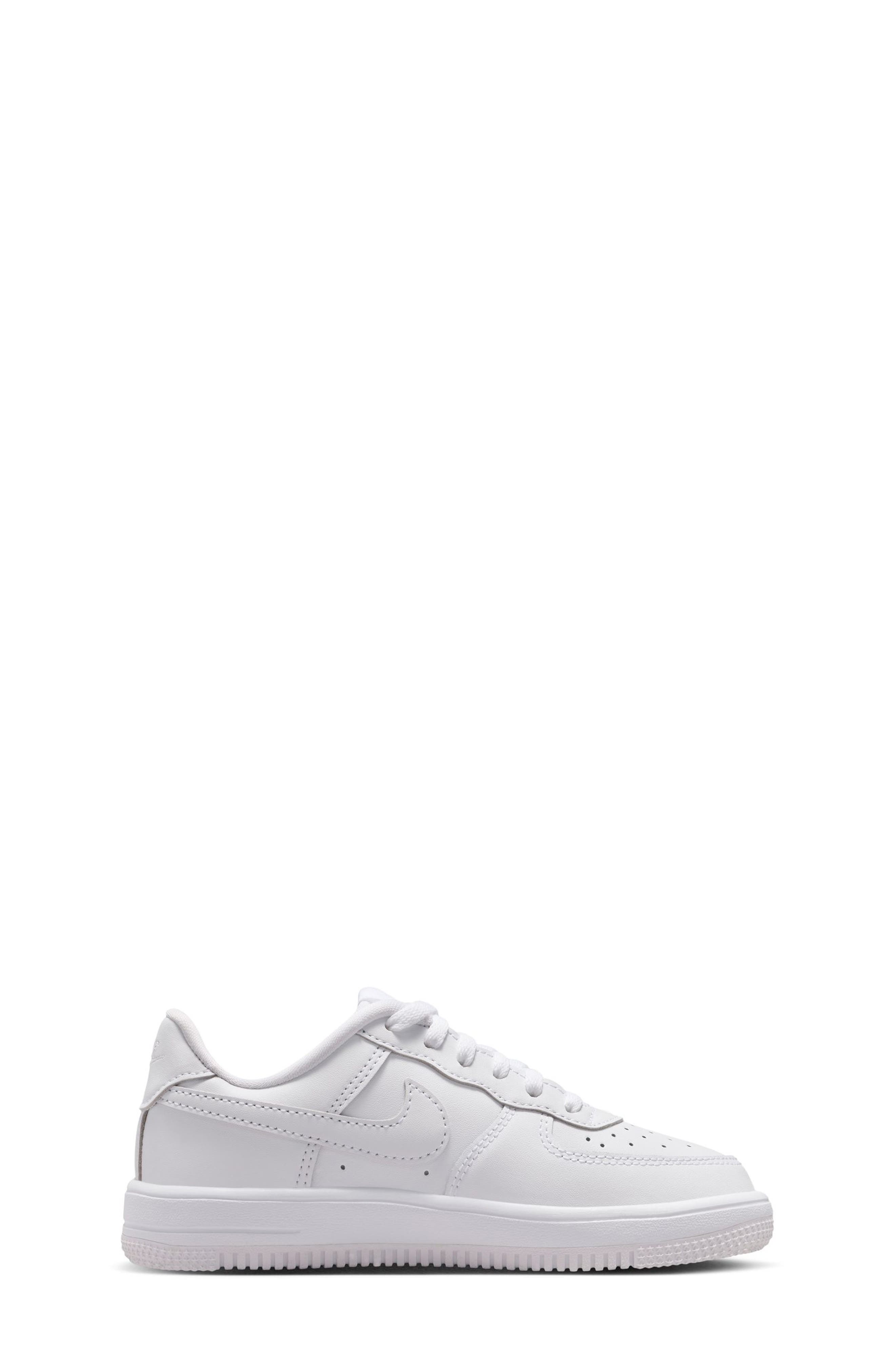 Kids' Air Force 1 Sneaker, Alternate, color, 100 WHITE/WHITE/WHITE/WHITE
