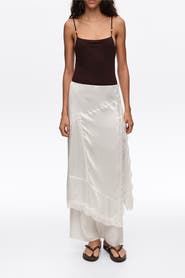 Bimba y Lola Viscose Lace Skort