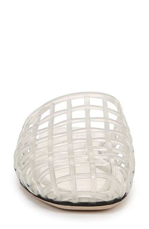Shop Vince Barcelona Jelly Cage Mule In Clear