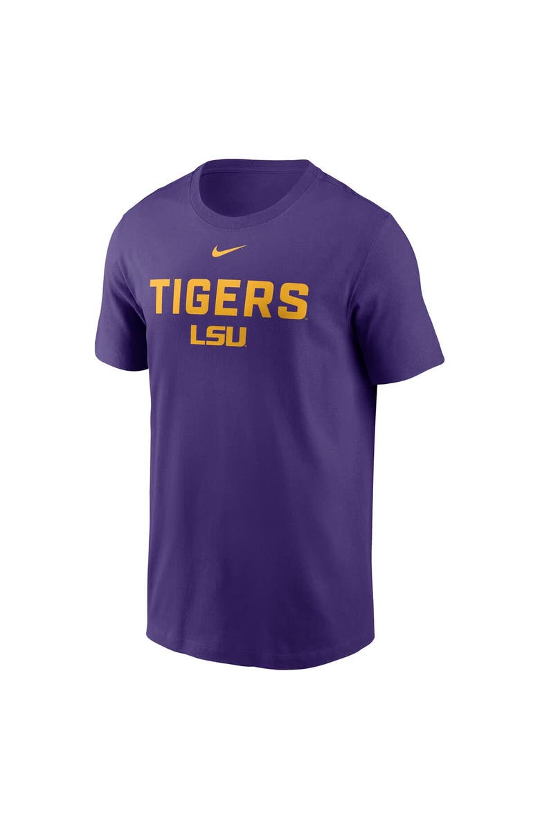 Nike Men's Nike Purple LSU Tigers Campus 2-Hit T-Shirt, Alternate, color, Purple