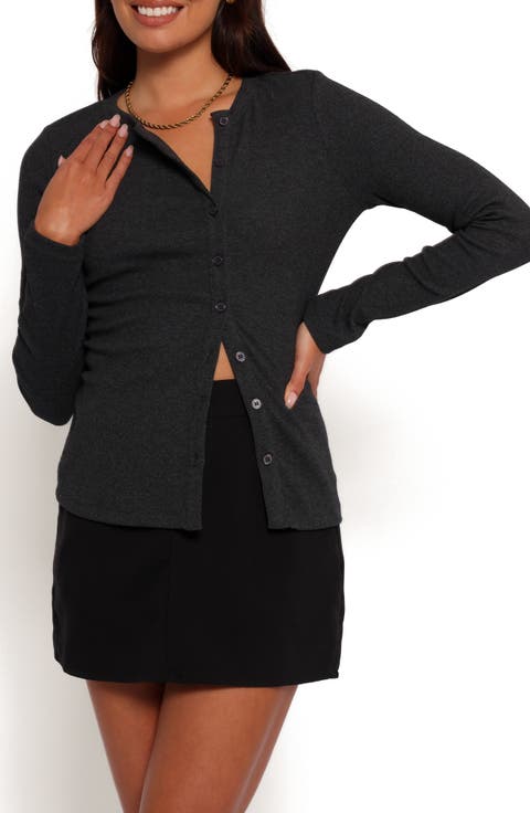 Jessa Knit Button-Up Shirt