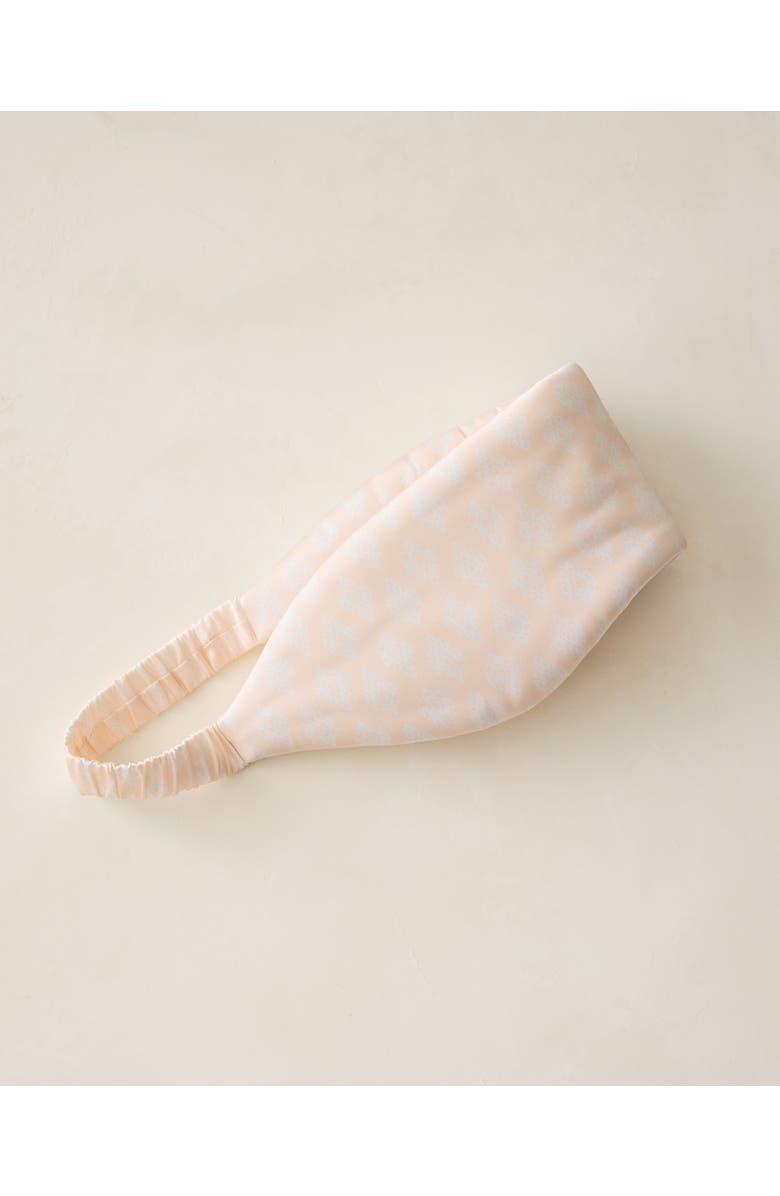 Haven Well Within Washable Silk Printed Puffer Eye Mask, Main, color, Whispering Pink Multi