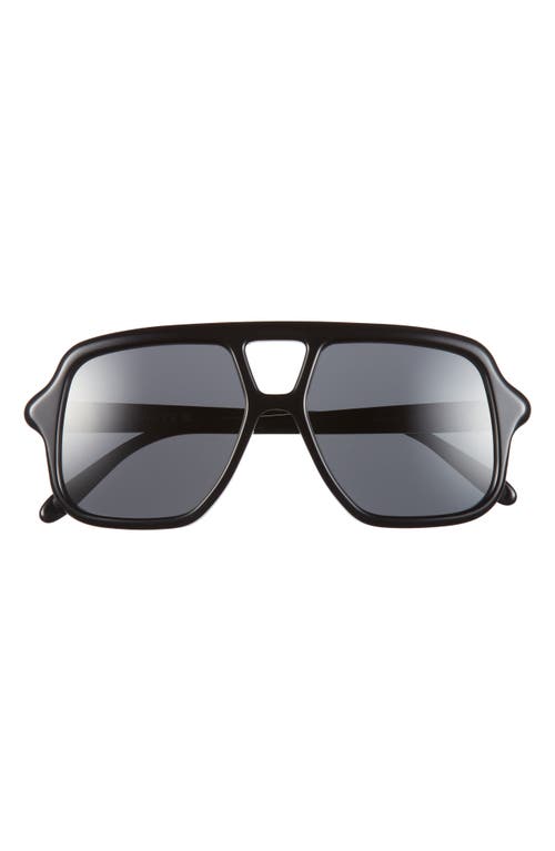 Loewe Slim Rectangular Sunglasses In Black