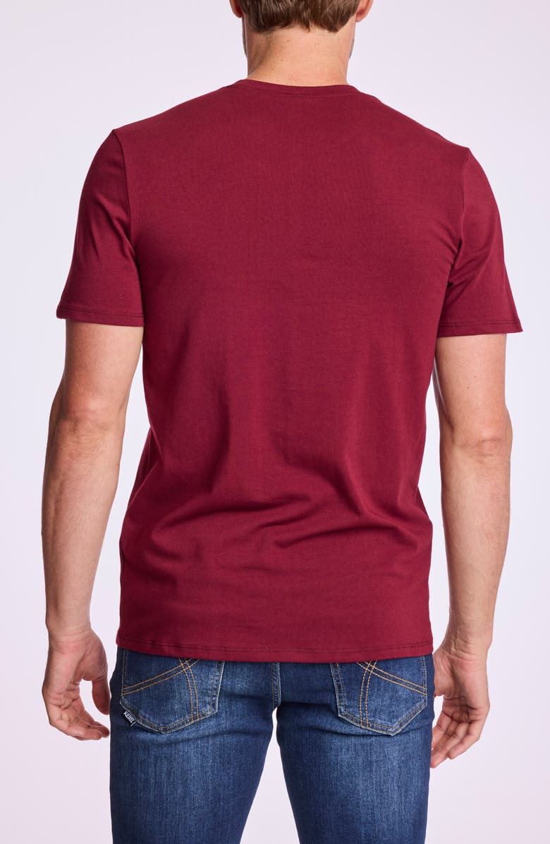 PAISLEY & GRAY Lucas Crewneck T-Shirt, Alternate, color, Wine