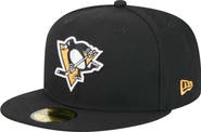 New Era Men's New Era Black Pittsburgh Penguins Core 59FIFTY Fitted Hat