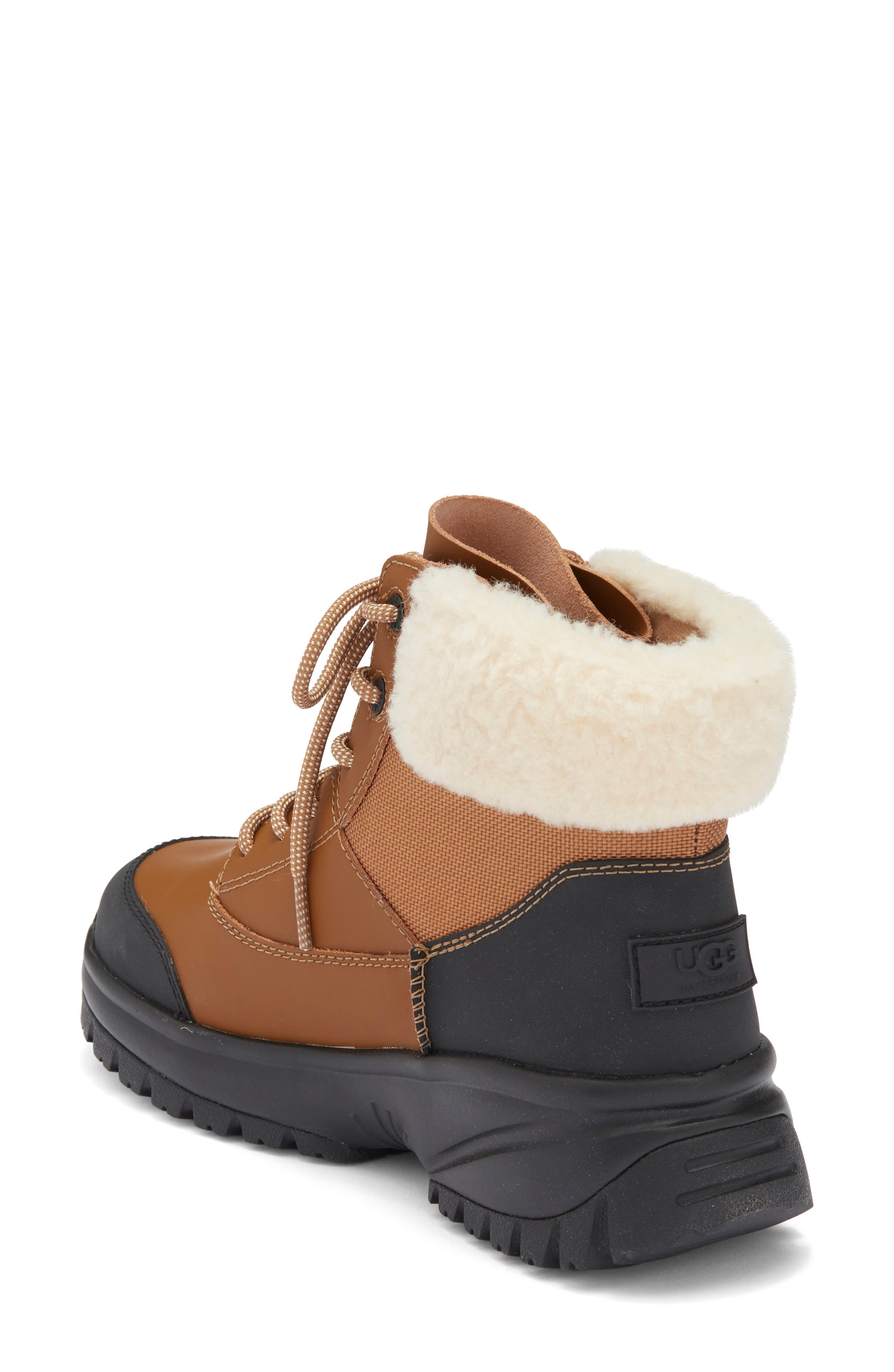 UGG<sup>®</sup> Yose Fluff V2 Boot, Alternate, color, Chestnut