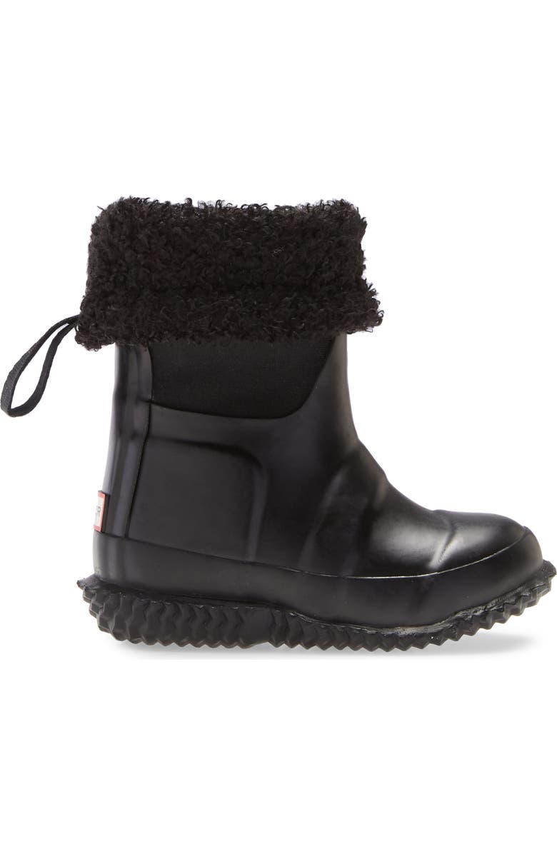 Hunter Original Faux Shearling Lined Boot, Alternate, color,