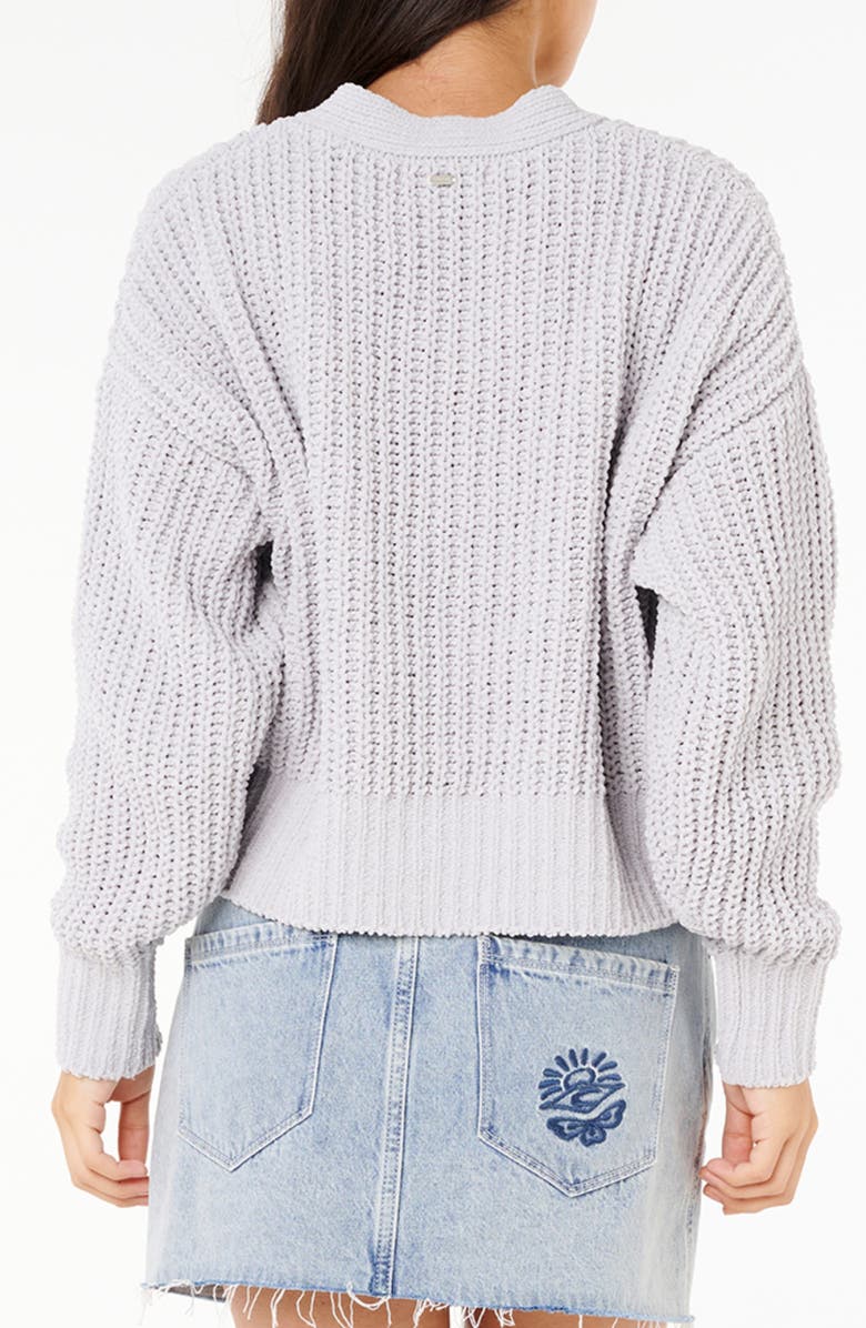 Rip Curl Neon Isles Cardigan, Alternate, color, Grey