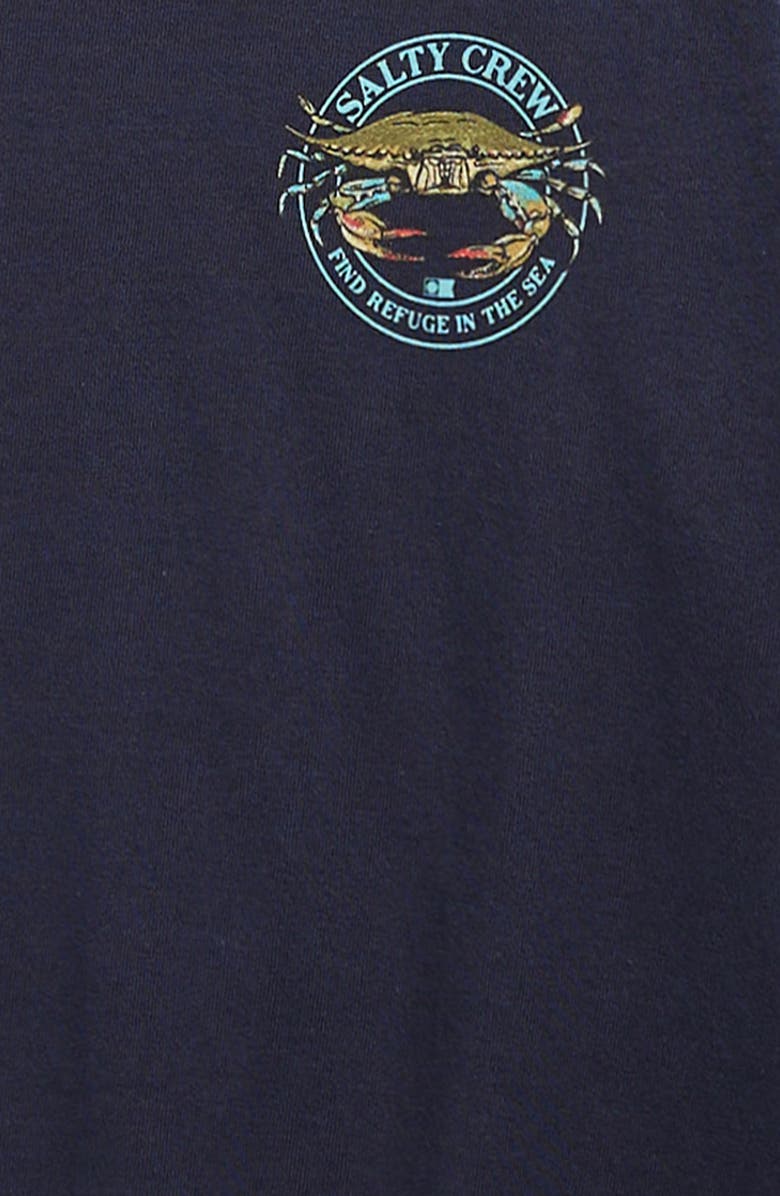 Salty Crew Kids' Jimmy Short Sleeve Graphic T-Shirt, Alternate, color, Navy