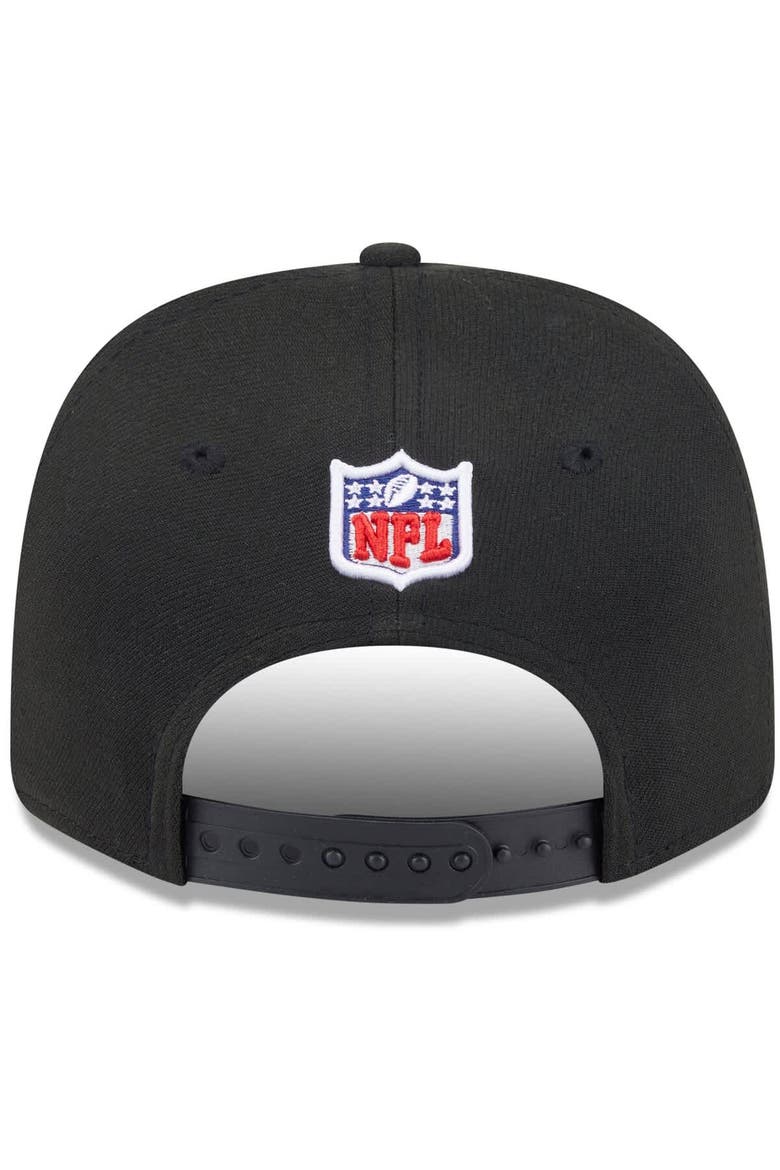 Men's New Era  Black San Francisco 49ers 2025 Rivalries Collection Sideline 9SEVENTY Adjustable Hat, Alternate, color, Black