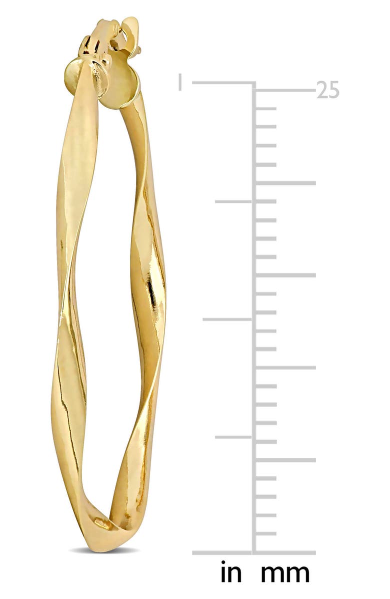 DELMAR 19mm Twisted Hoop Earrings, Alternate, color, 