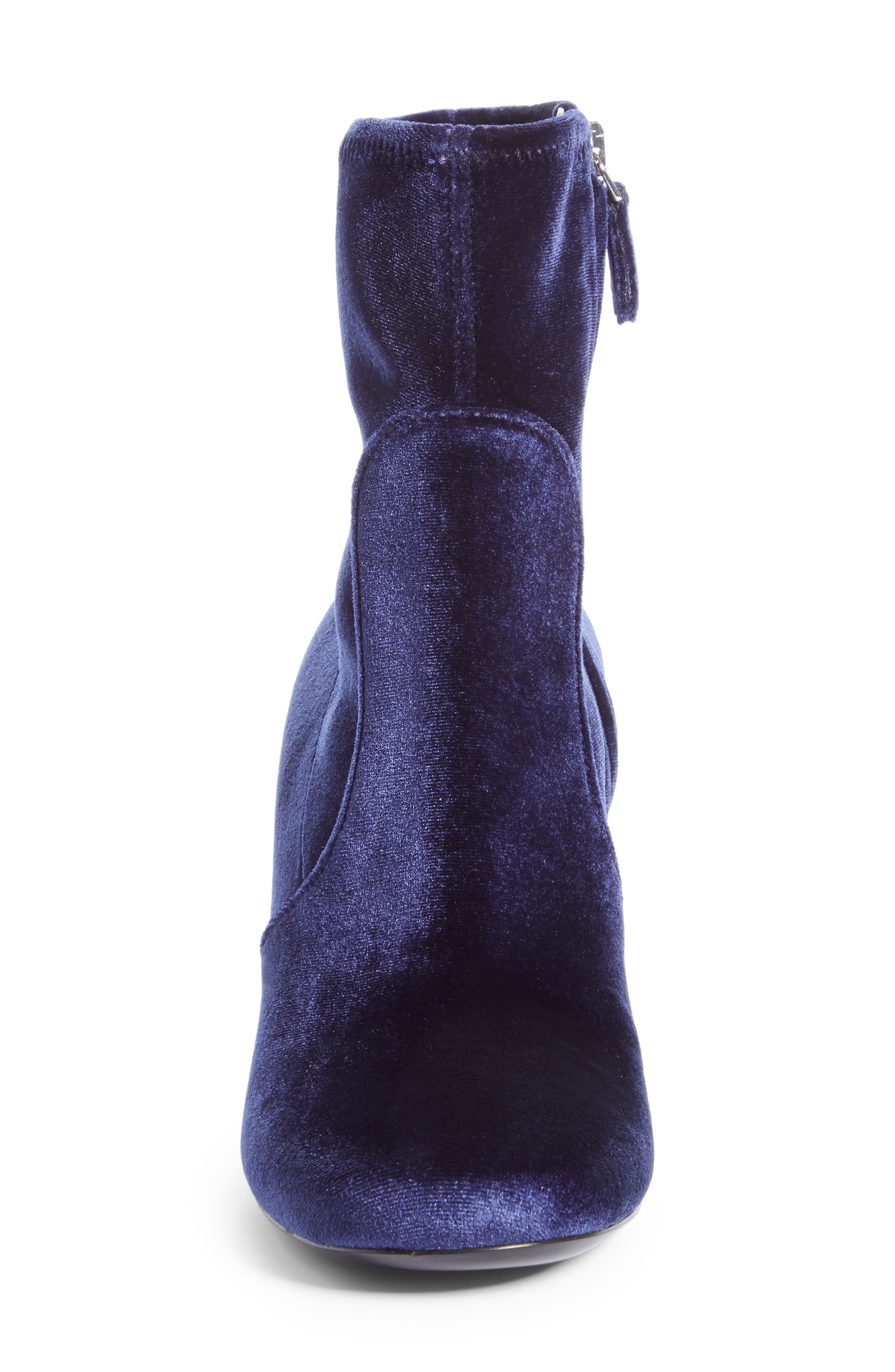 Block Heel Bootie, Alternate, color, NAVY
