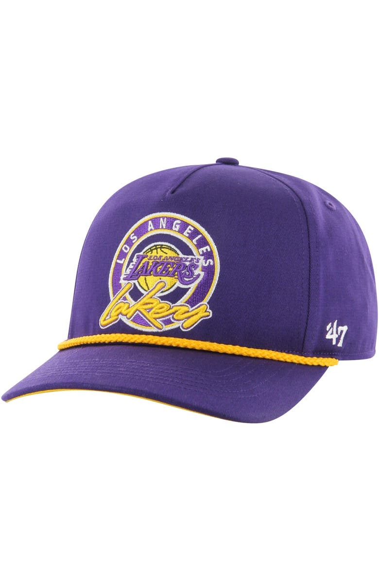 '47 Men's '47 Purple Los Angeles Lakers Ring Tone Hitch Snapback, Main, color, Purple