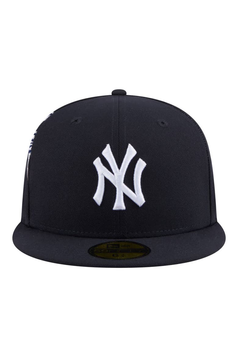 Men's New Era  Navy New York Yankees Hidden Hit 59FIFTY Fitted Hat, Alternate, color, Navy